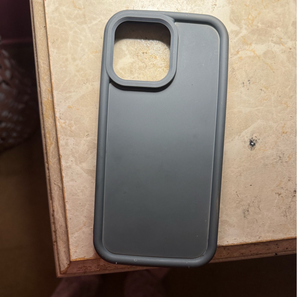 Grey iPhone 15 pro max phone case
